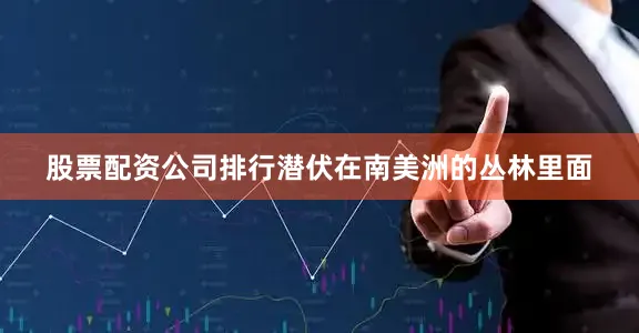 股票配资公司排行潜伏在南美洲的丛林里面